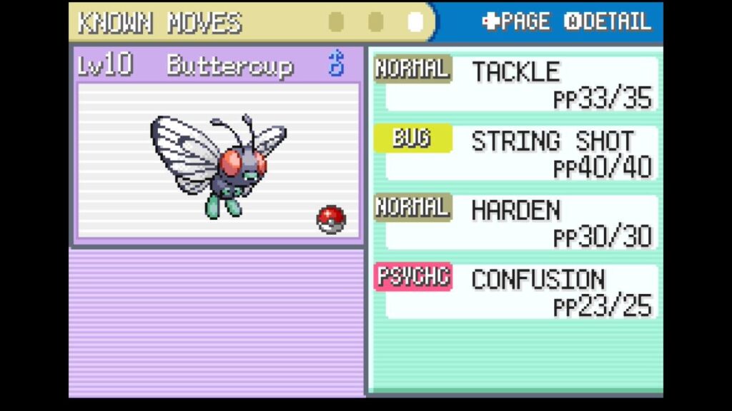 FRLG: Nursery Move Loss Help pls