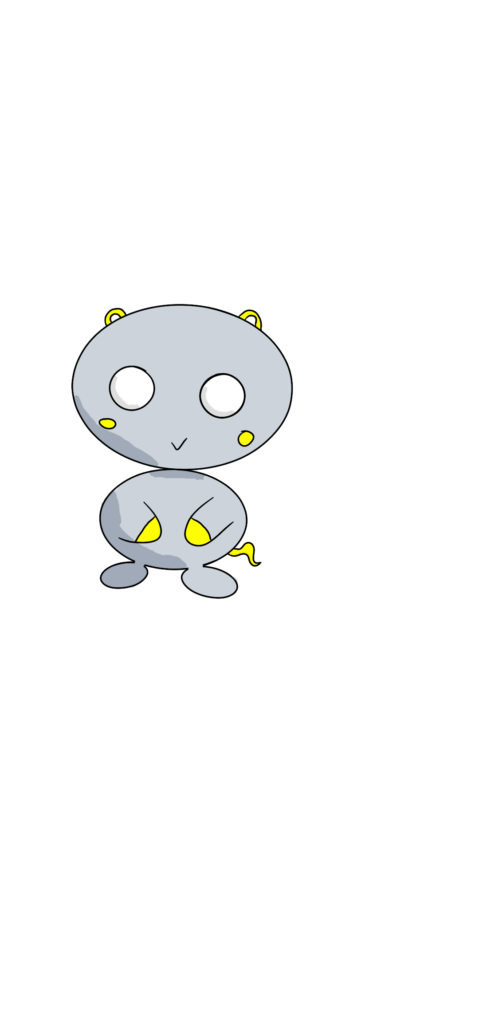 My first fakemon ever rate it from 1 to 10 but just to know I'm not a professional artist and I only used my phone