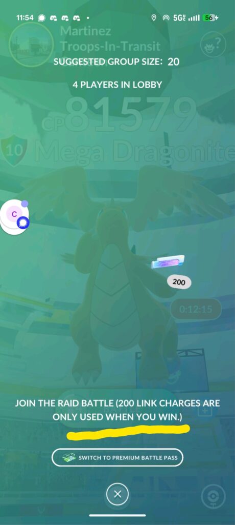 PSA: Link charges are only consumed on WIN