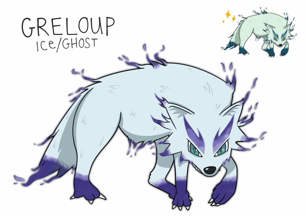 Greloup - ice/ghost type