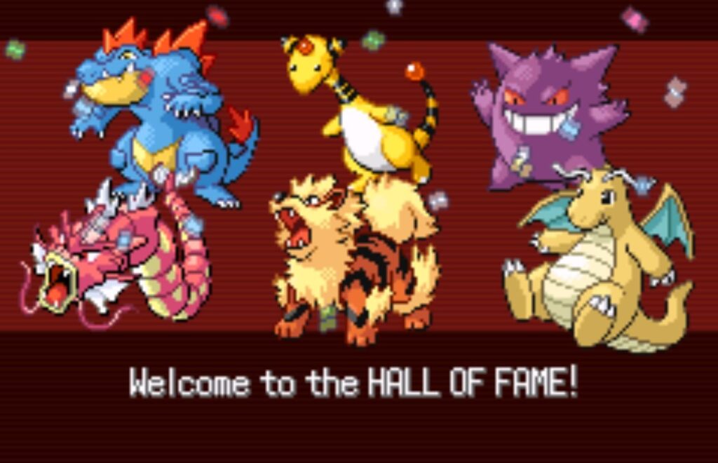 This is the Heart & Soul rom hack. Just finished beating the Elite 4 for the second after Kanto. What a team this is my guys, what a team!