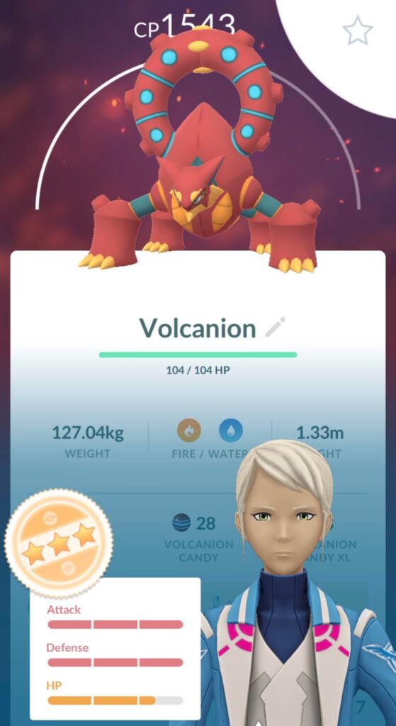 I got Volcanion