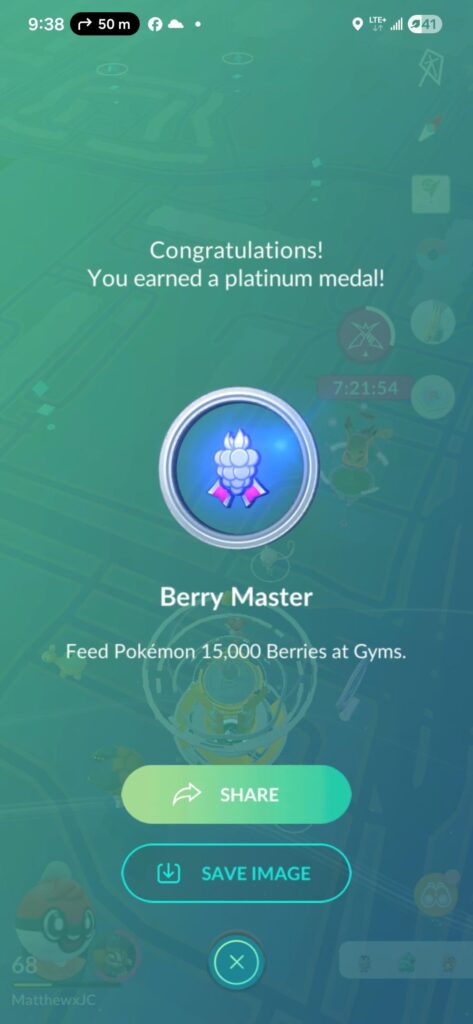 Berry Master Medal - Finally 🙃