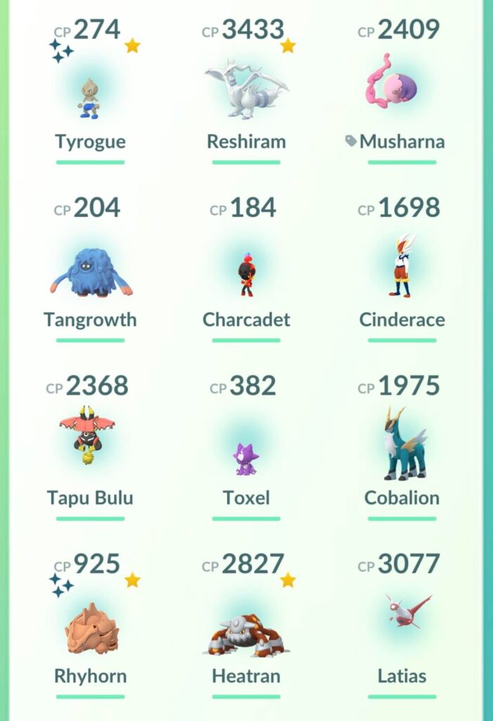 Didn’t buy the Pass but still caught some legendaries in the wild and found shiny’s ✨ Go figure…