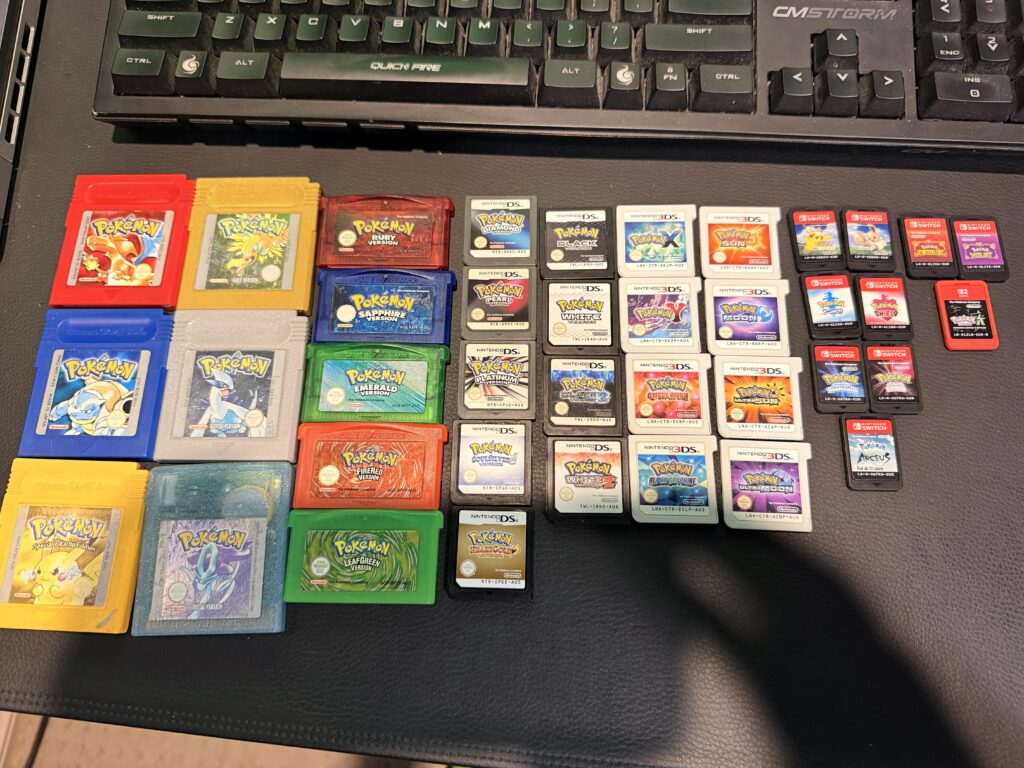 Finally completed my mainline game collection.