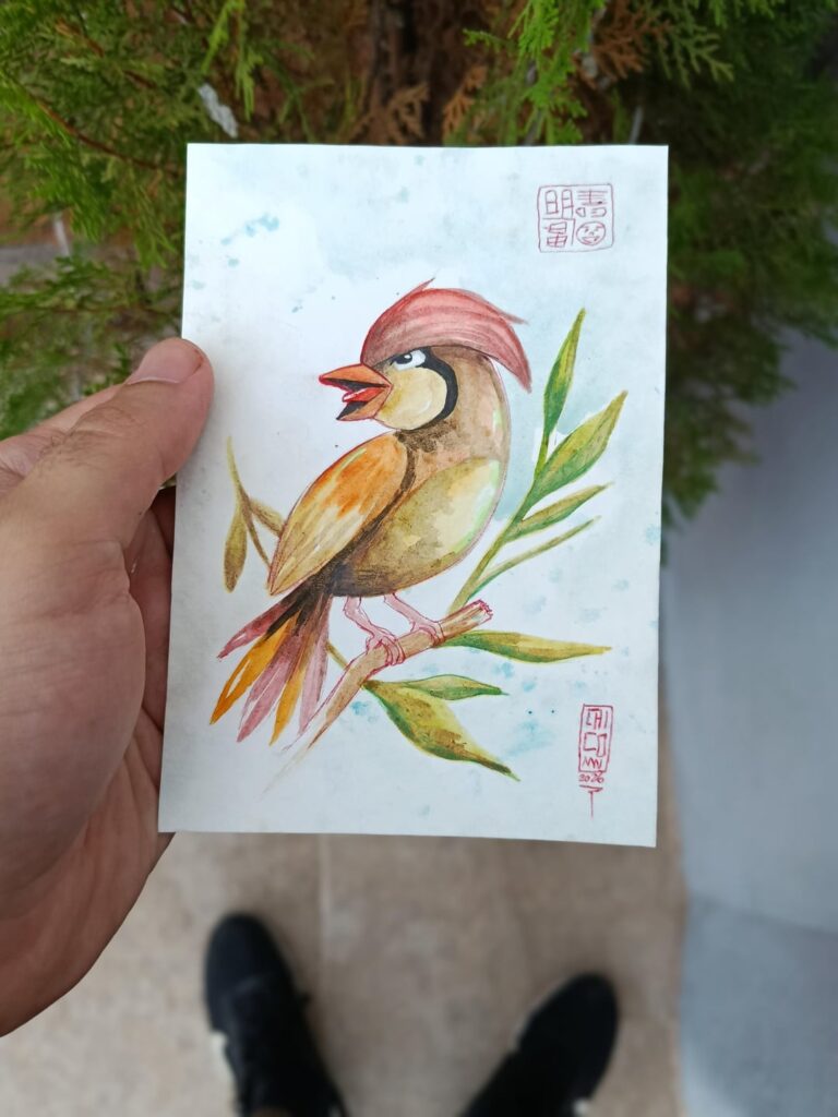 Just a little and simple watercolor by me, pidgeoto.