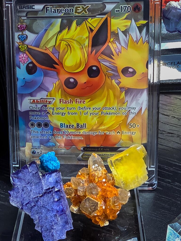 I finally found all the stones to evolve all my eeveelutions!