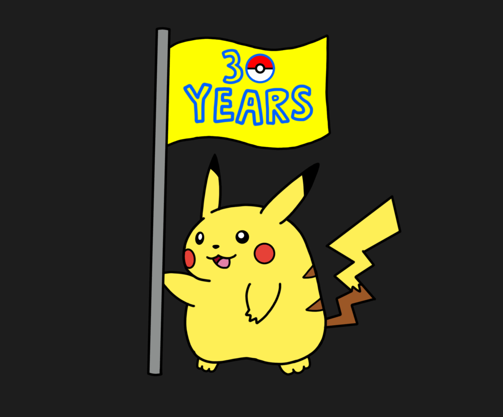 HAPPY 30TH ANNIVERSARY POKÉMON!🥳