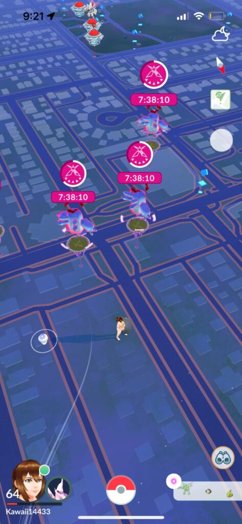 Why do they show max battles past 9 pm if we can’t battle at them?