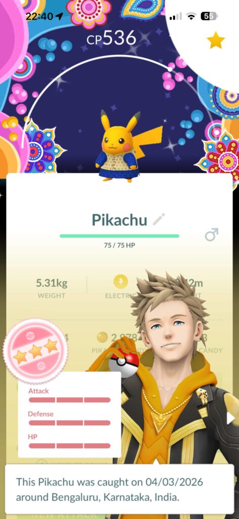 Ah… this is where my kalos tour luck went…