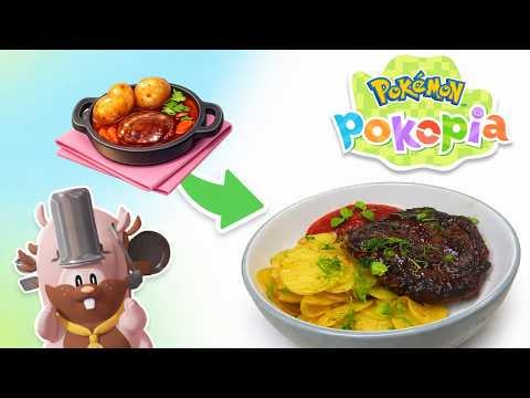 [OC] I made Hamburger Steak from Pokopia