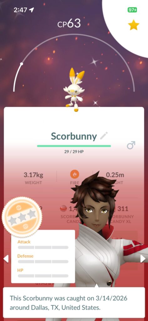 Shiny Nundo from comm day!!!