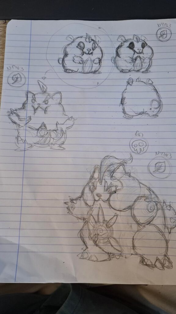 My Final designes for my 3 starter lines!! I still ha thought of names for them tho