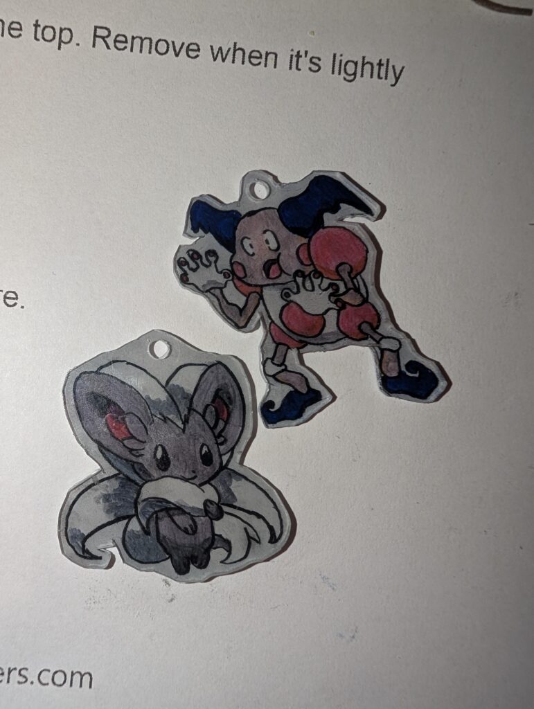 Made a Mr. Mime and Cincinno.
