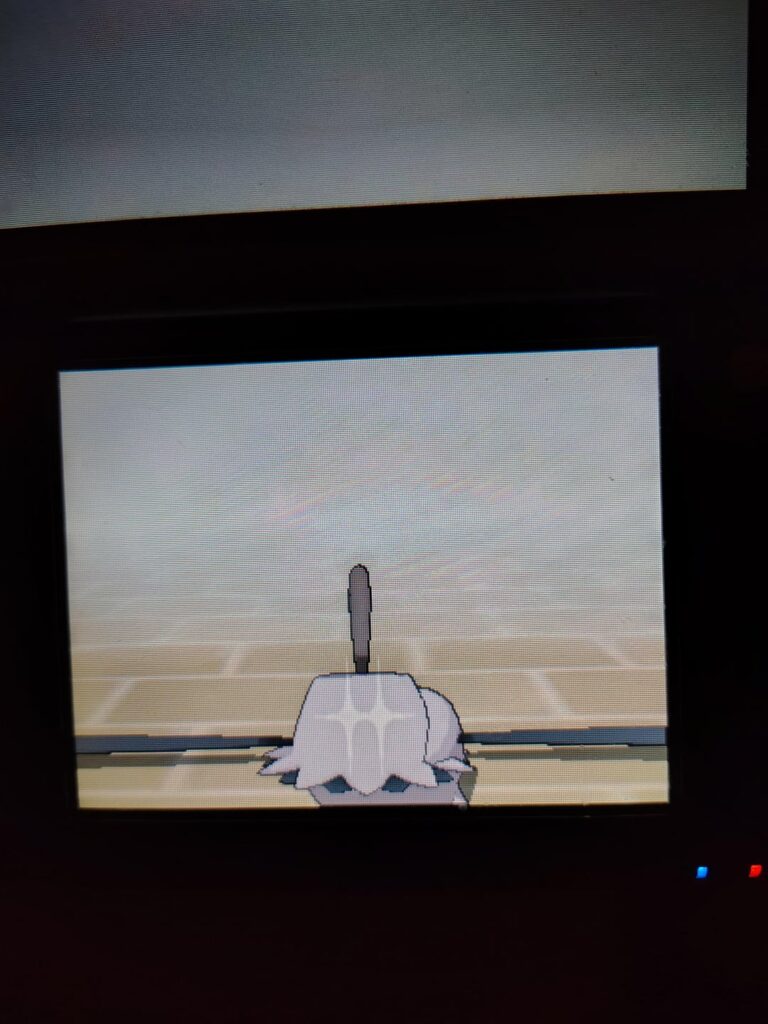 I was playing Pokemon Ultra Sun and trying to pet my Mimikyu and uh...