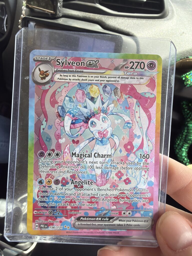Got to visit my friend in a different state. I got my hands on some Prismatic packs, and screamed getting this