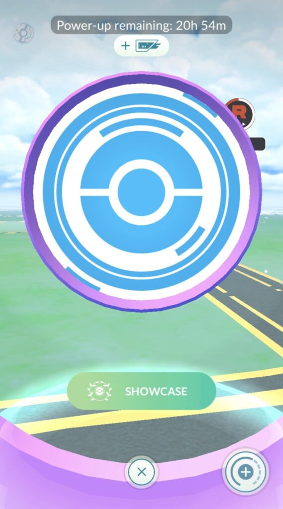 What does this 20 minute "power-up" do? First time seeing this on a pokestop.