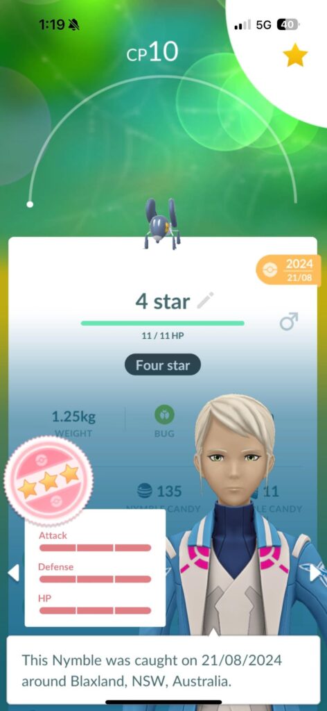 Level 1 hundo and a Level 1 nundo