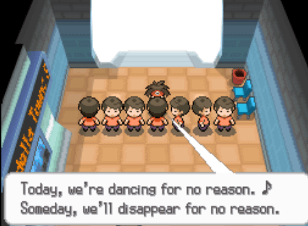 (Pokemon B2W2) This has got to be the best arbitrary excuse for why you can't go somewhere ever used in Pokemon.