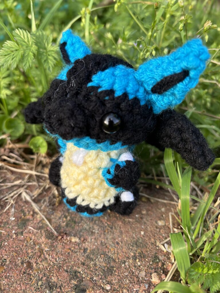 I made a little Lucario!
