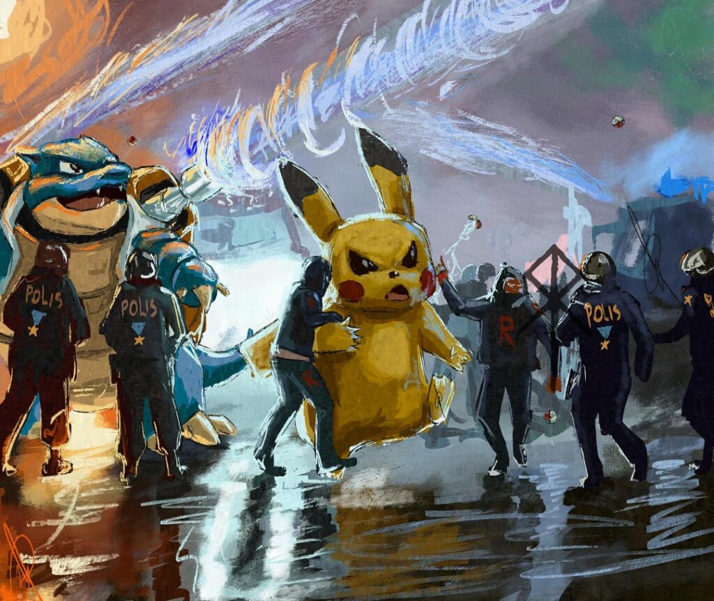 Pokemon riots by me