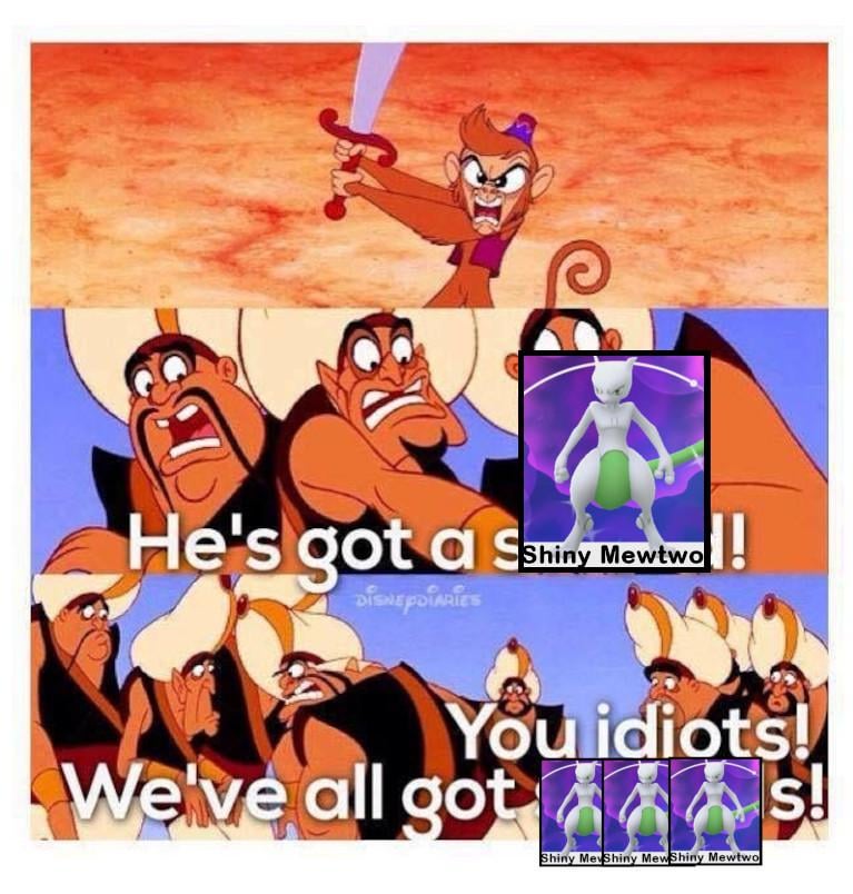 Are all Mewtwo's from the 30th Anniversary Go pass shiny?