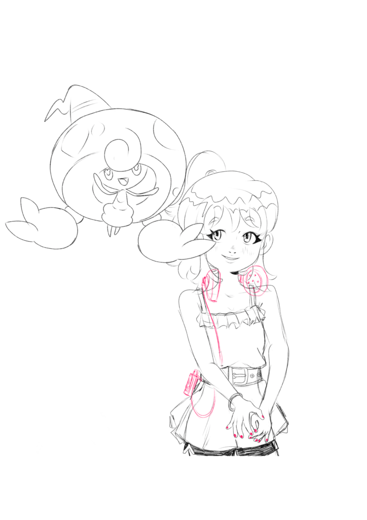 Criando personagens com base em pokémons