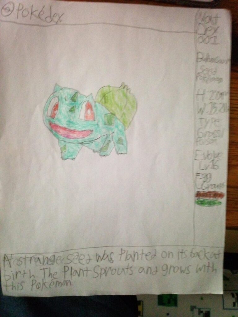 Decided to show off some Pokémon drawings I made a few years ago with Pokédex entries. Some of which have been colored.