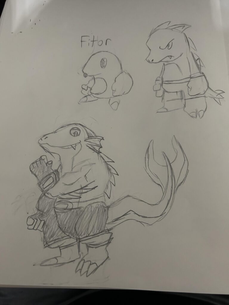 fighting type starter pokemon idea