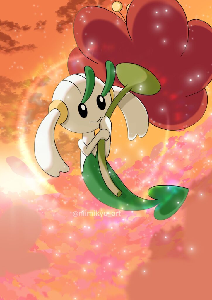 Floette fanart because she is underrated! OC