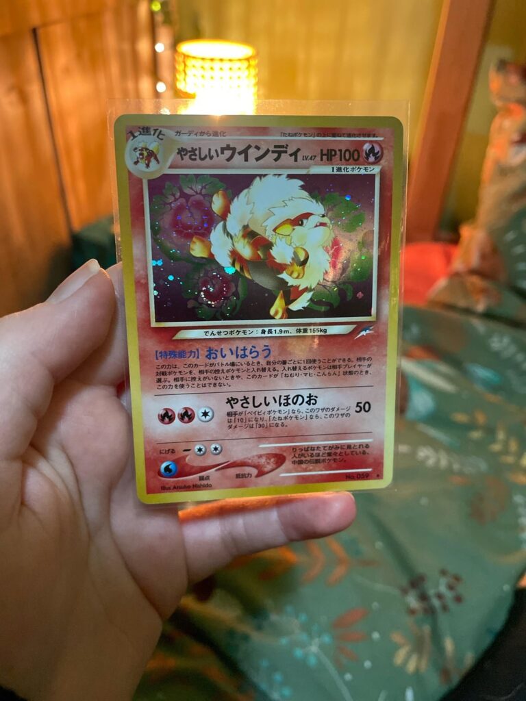 Most recent addition to the arcanine binder!