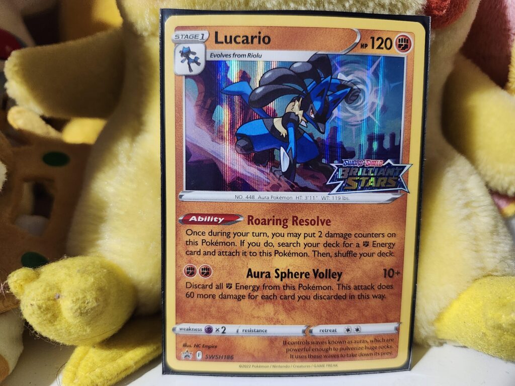 Just got a new Lucario for my collection! :D
