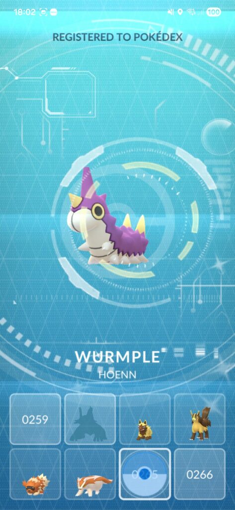 Shiny wurm worm wurmple