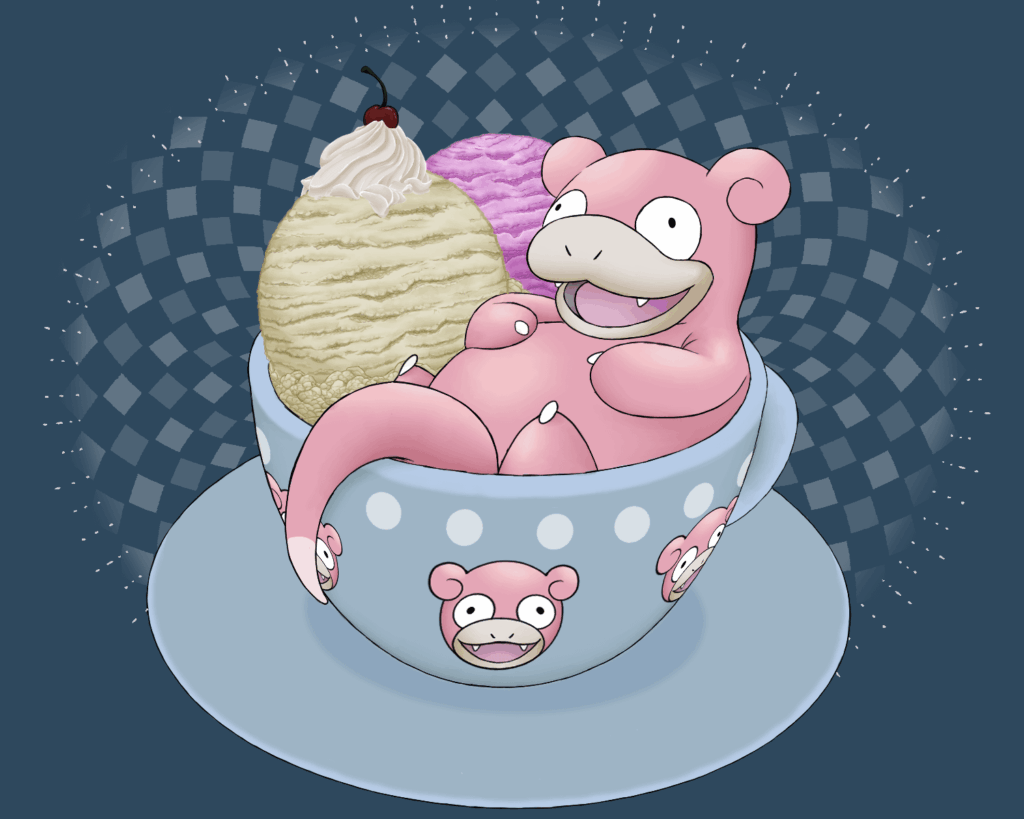 Slowpoke in a cup!