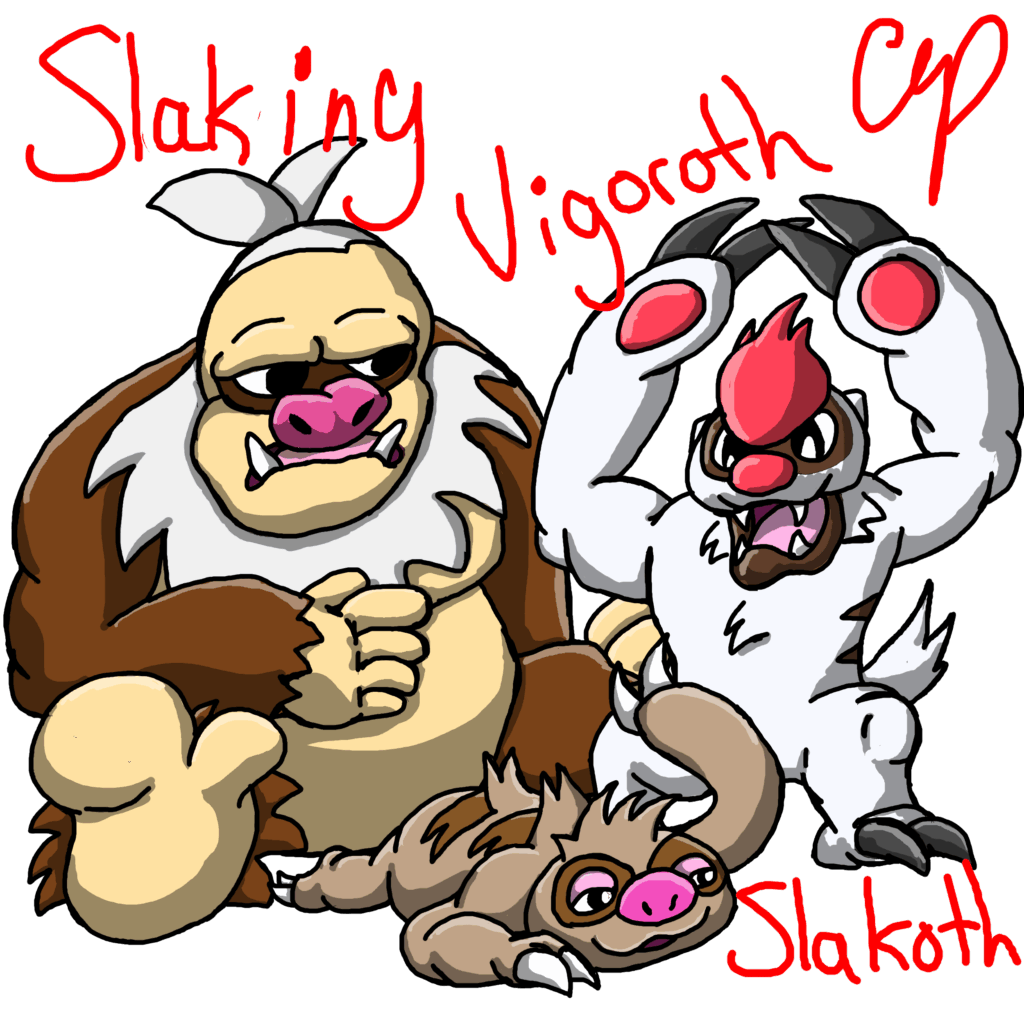 Slakoth, Vigoroth, and Slaking
