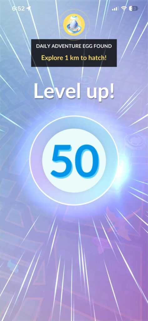 Level 50 unlocked today ✌️