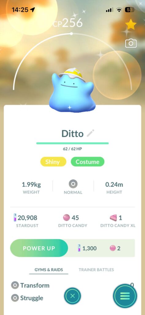Pokopia Shiny Ditto