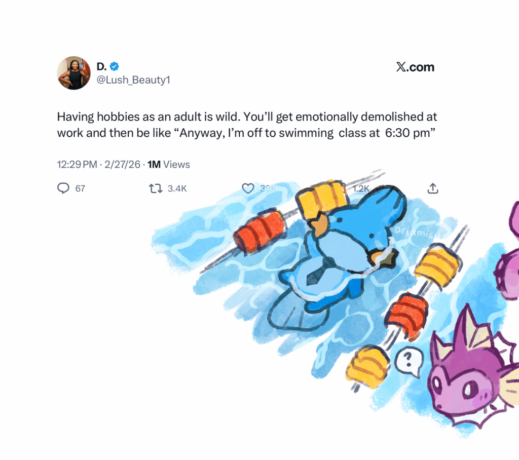 (OC) text post doodles to entertain those not playing pokopia (like me)