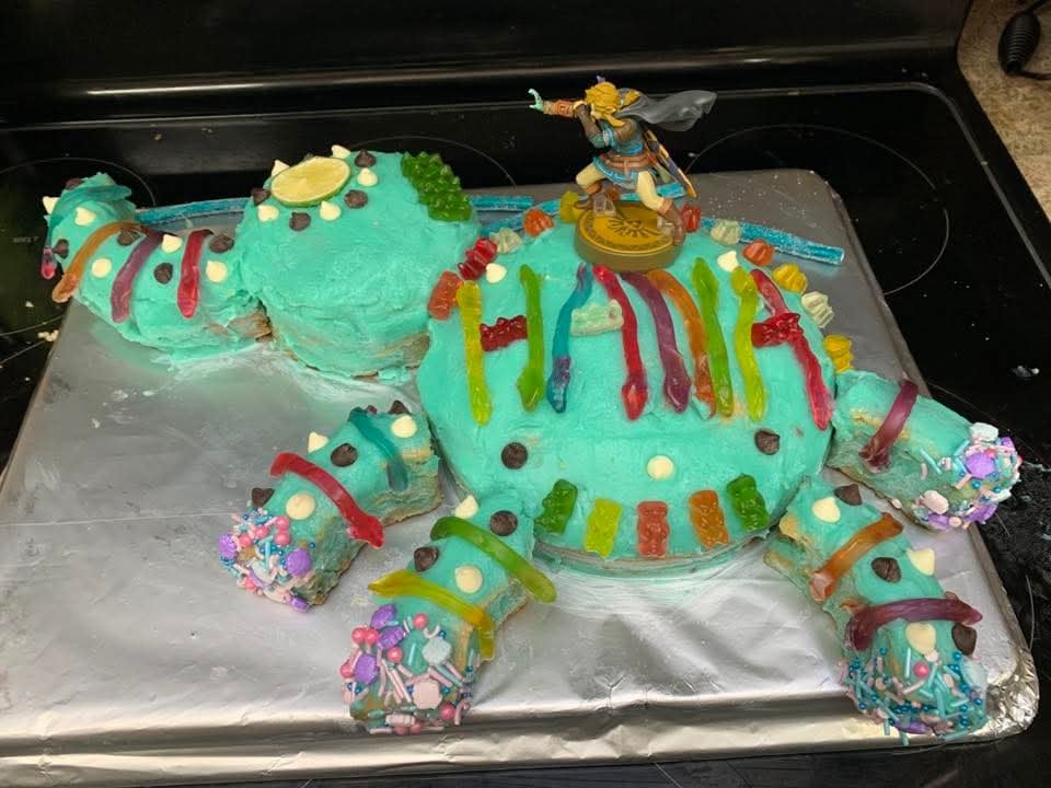 Breath of the Wild Birthday Cake