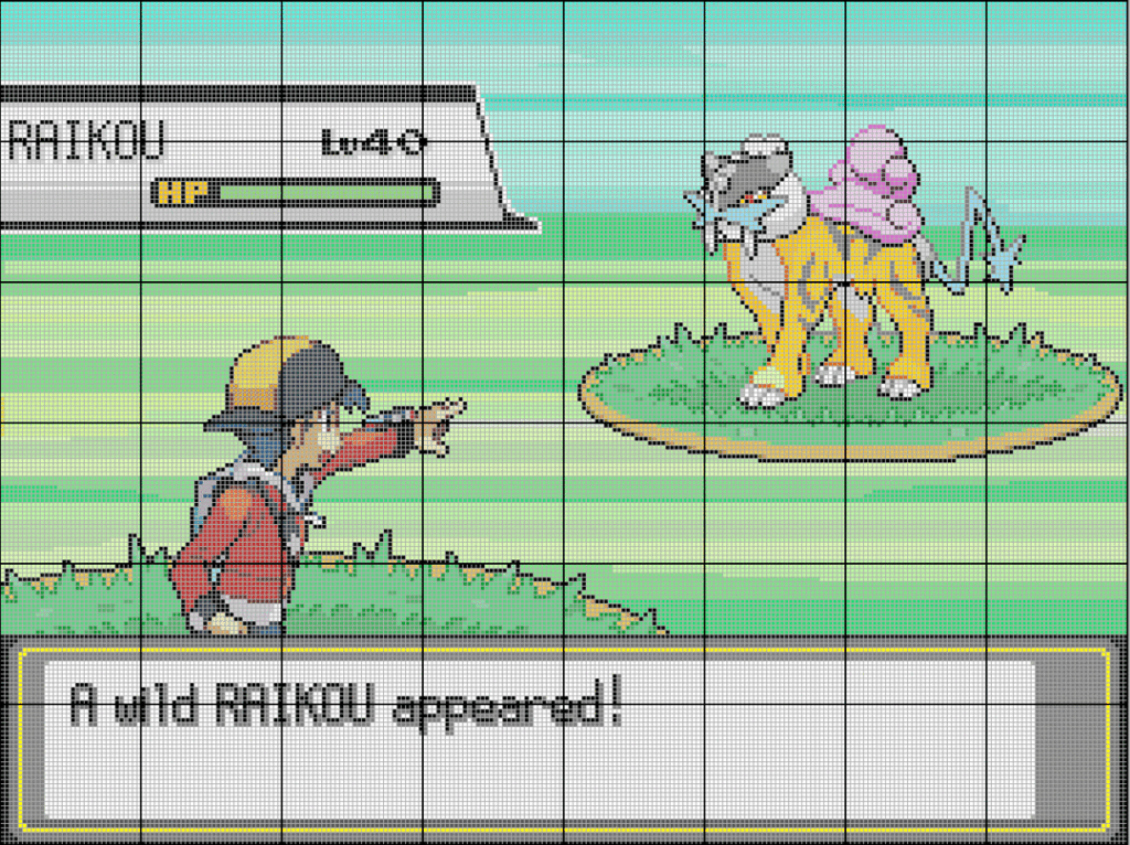 I recreated one of my favorite Pokémon from HGSS in excel. 49152 Pixel and took about 7 hours to make.