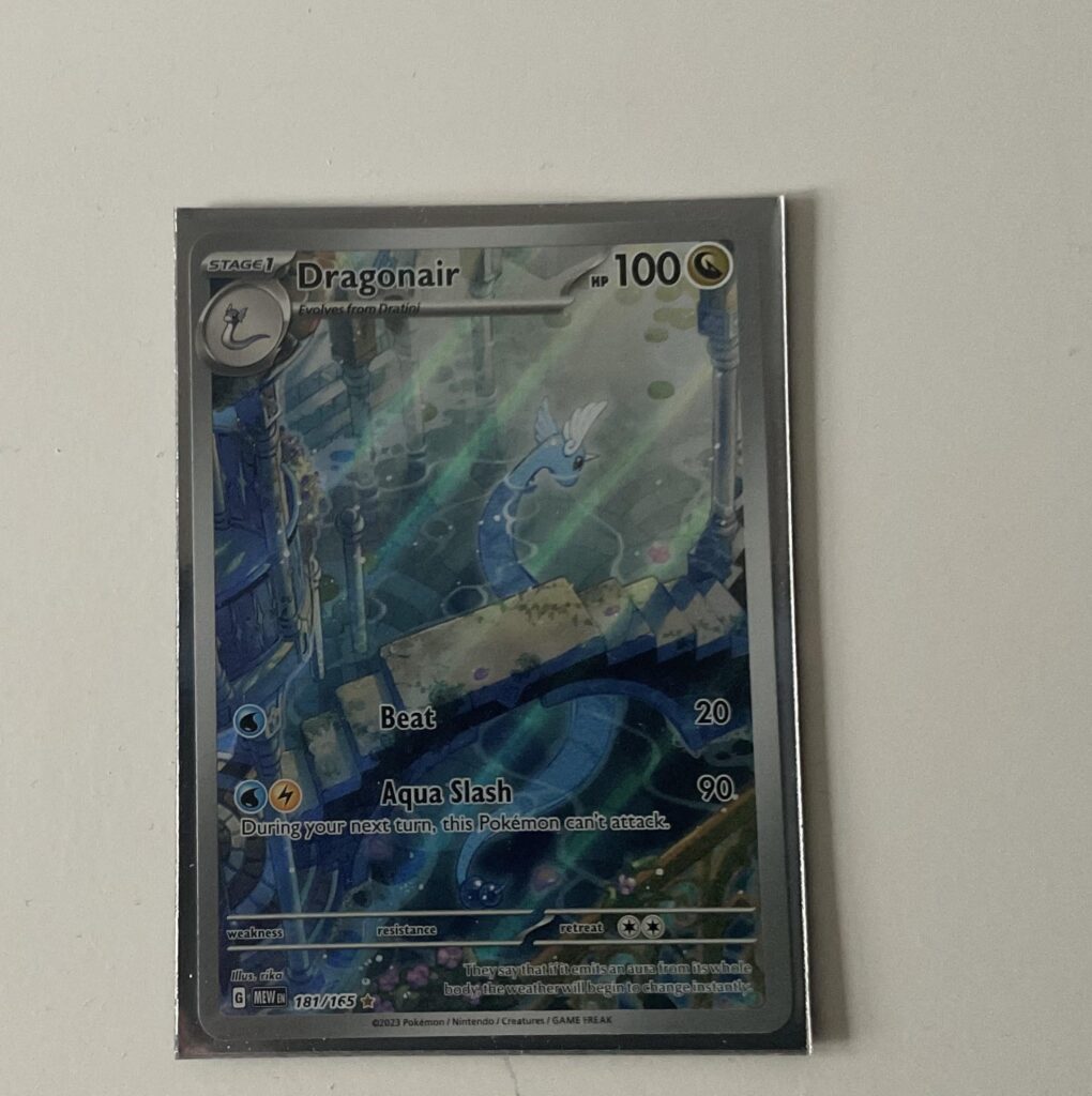 Just opened a couple of 151 packs and managed to pull the Dragonair. Very happy!