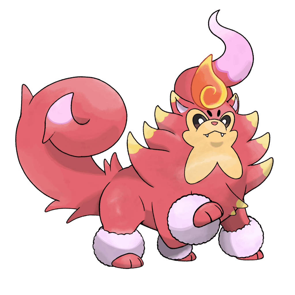 Pombon evolution! Fire/Fairy