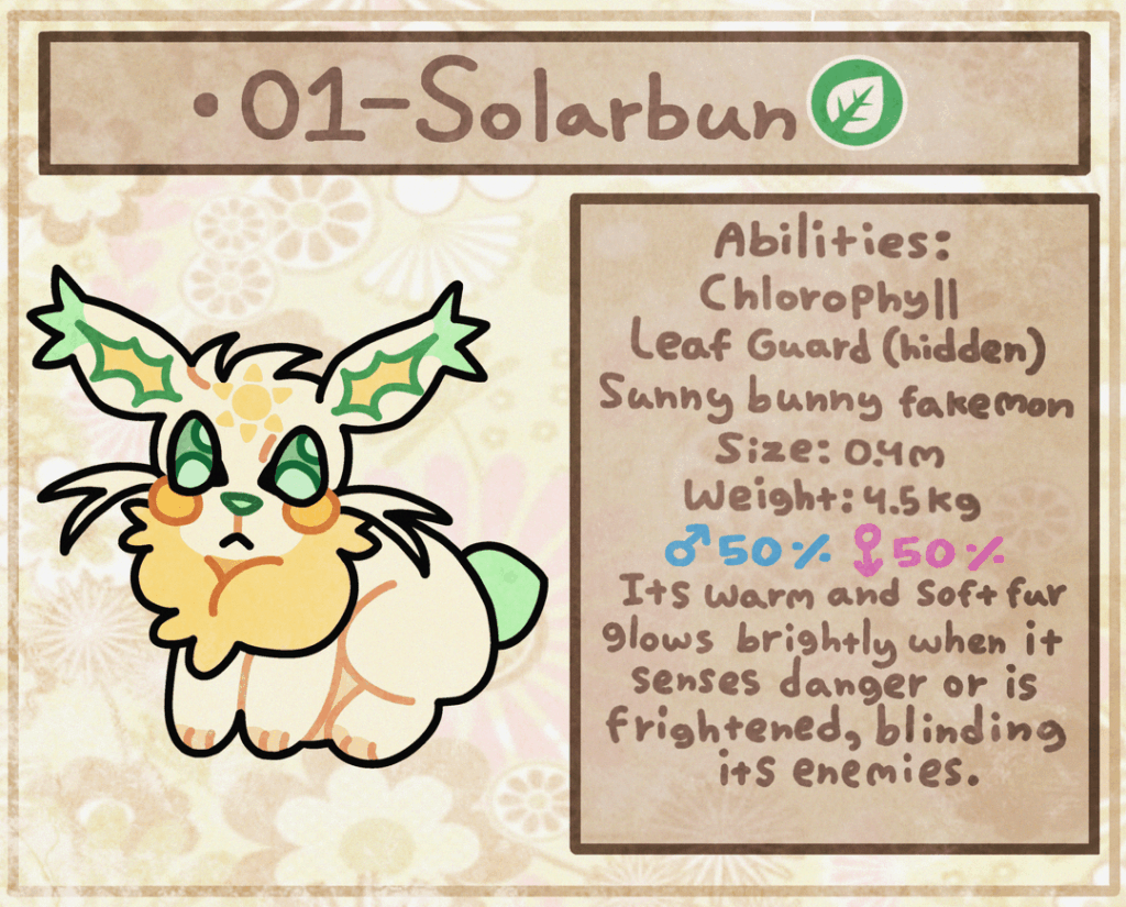 My fakemon starter thing