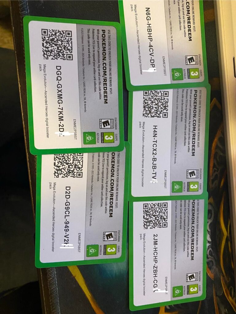 Ascended Heroes code giveäway