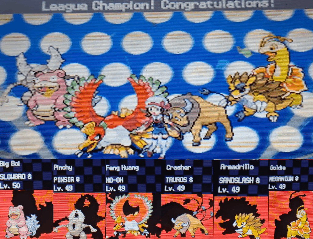 Decided to do a playthrough of HGSS not exciting on its own but it has given me a new apreciation for Slow bro