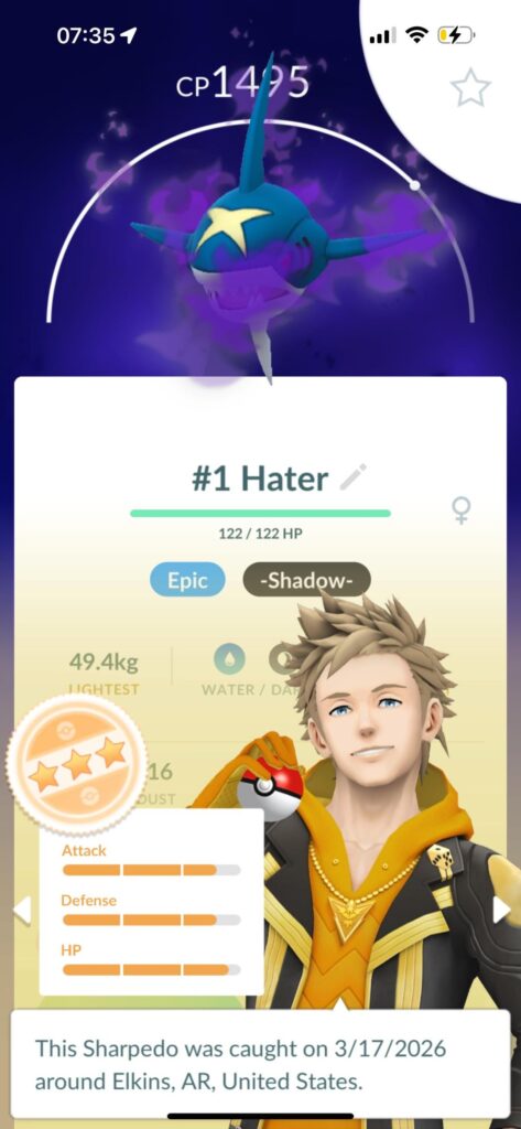 Waterfall Adjustment & the Ace Trainer medal