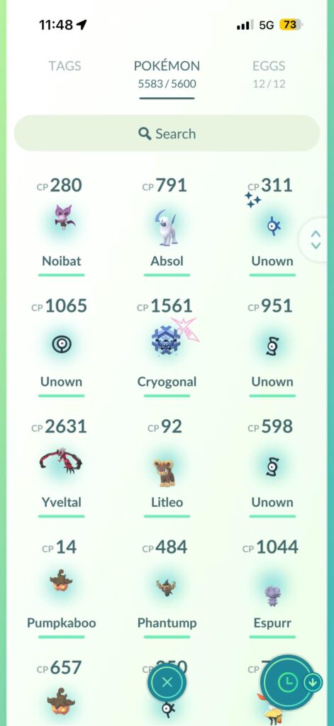 I got the message that the Pokémon fled away. However the shiny Unown is still in my box?