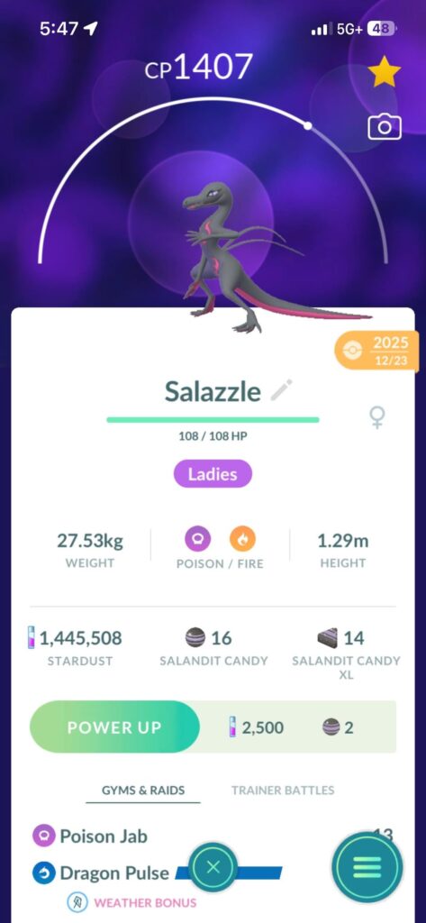 Love my female Pokémon