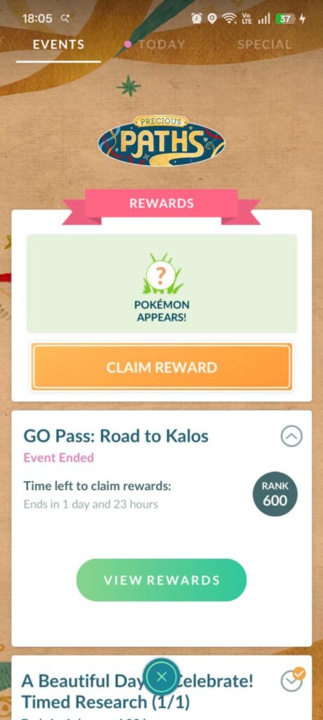You have 2 days to collect Go Pass: Road to Kalos rewards