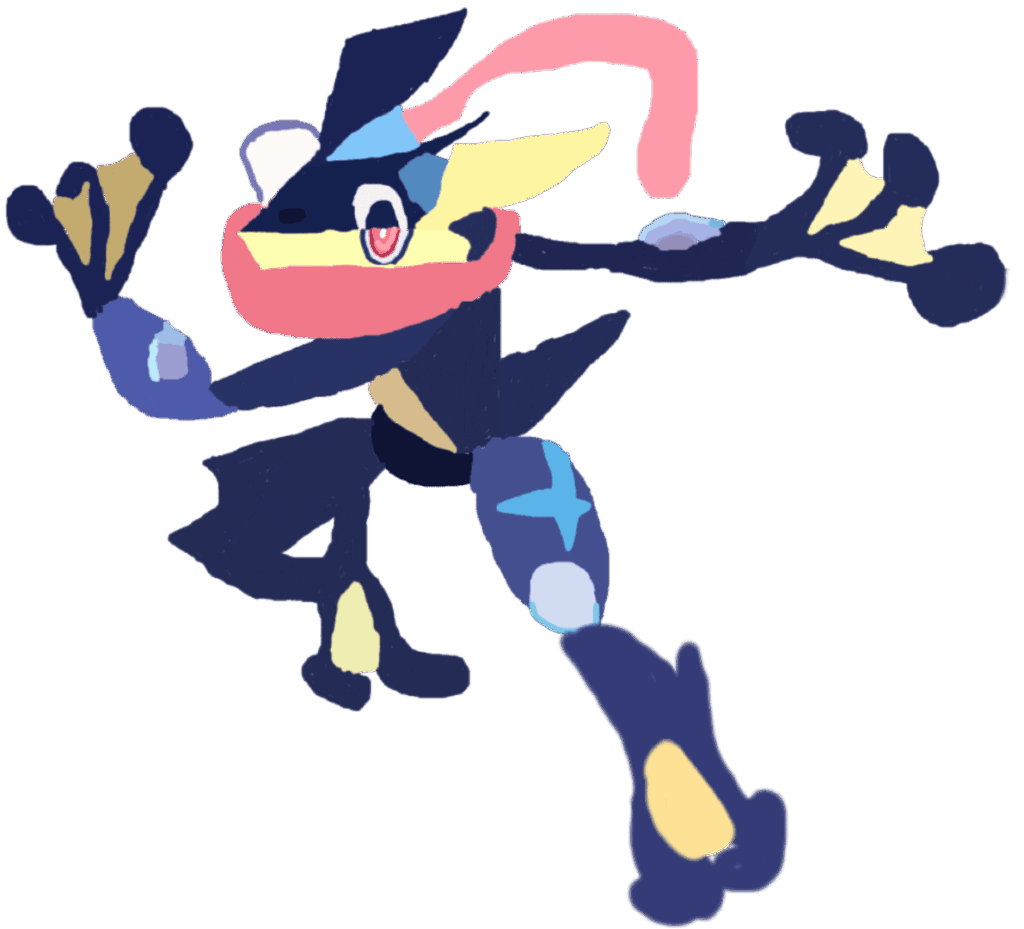 Greninja (my art).